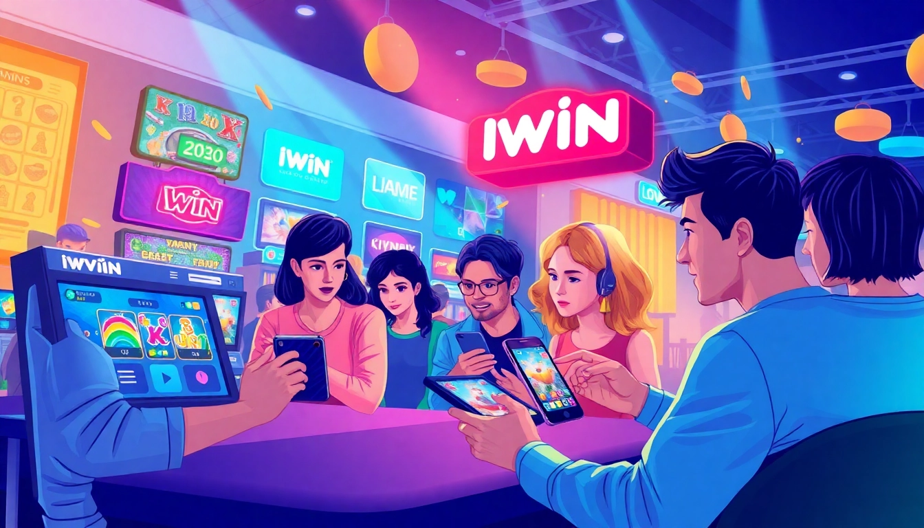 Engaged users enjoying the ok win gaming app, showcasing vibrant mobile gaming interfaces and excitement.