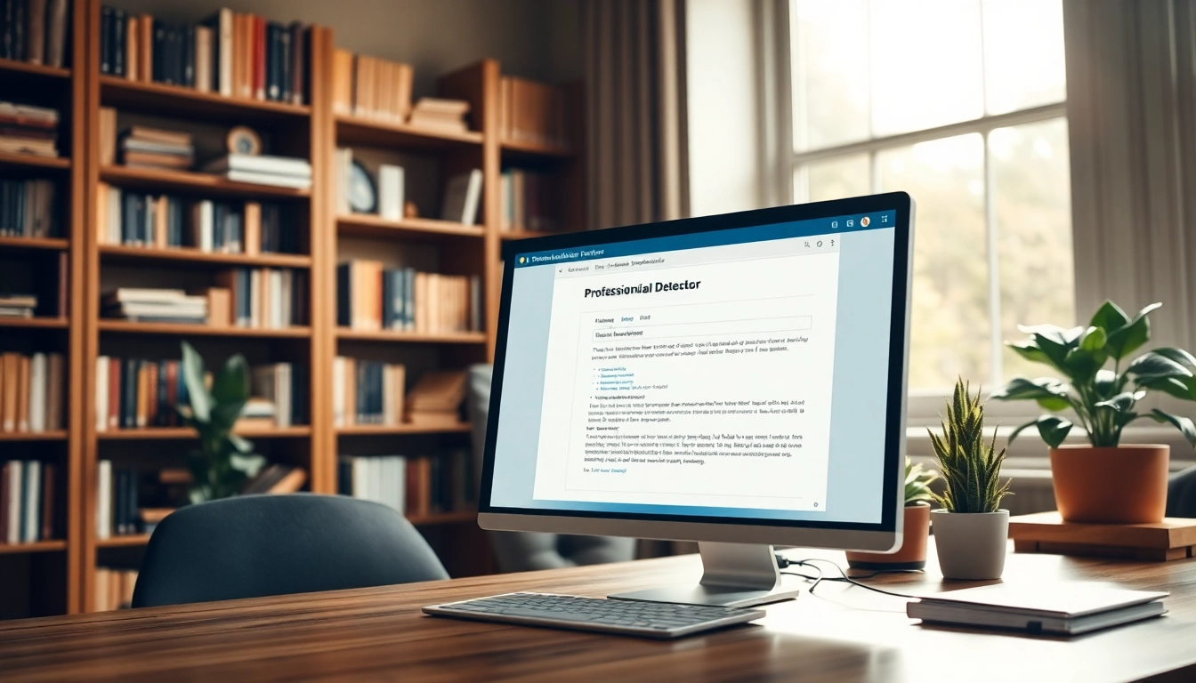 Utilize a plagiarism detector tool effectively in a professional workspace.