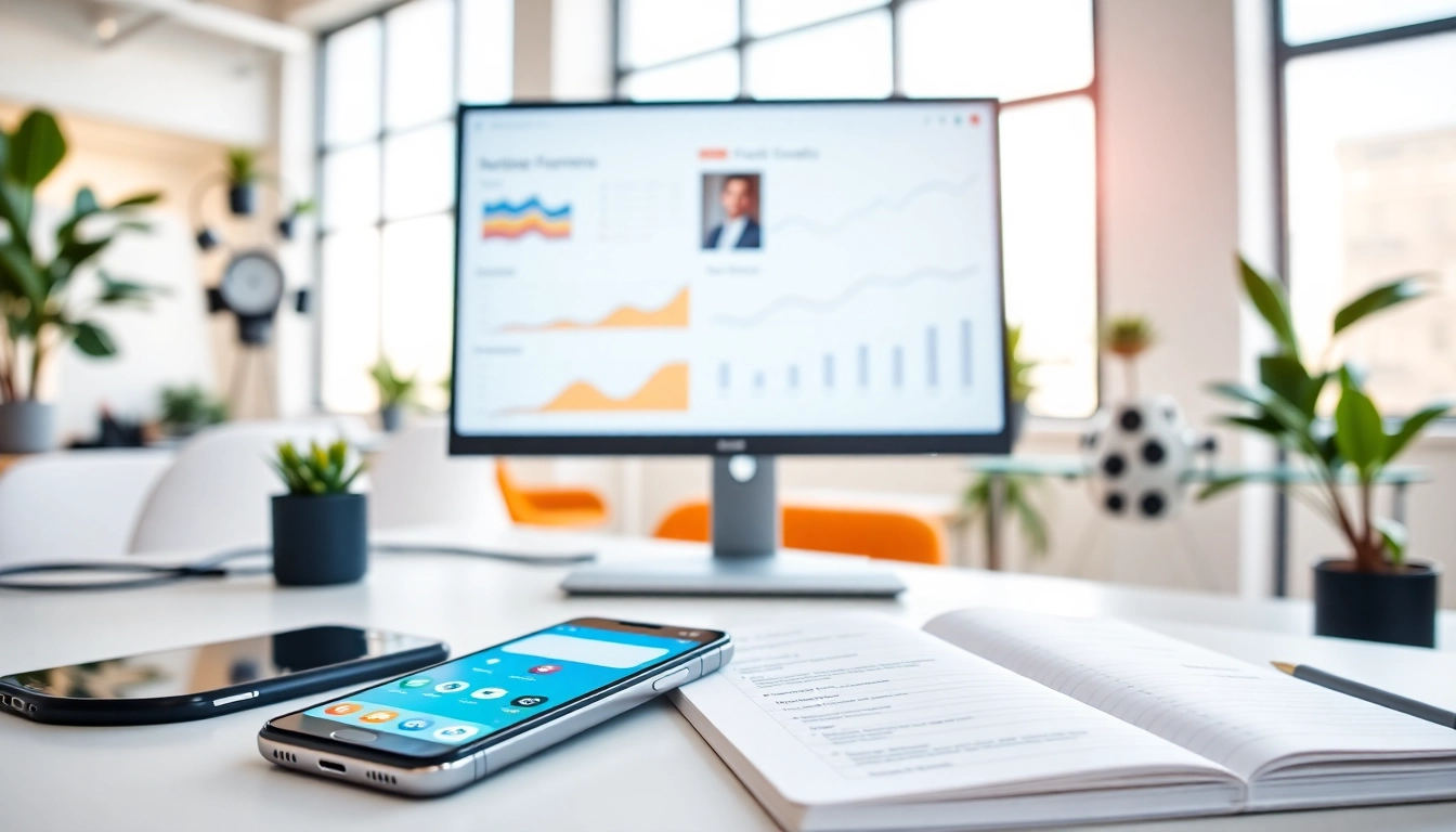 Visualize effective funnels for ecommerce in a vibrant marketing workspace.