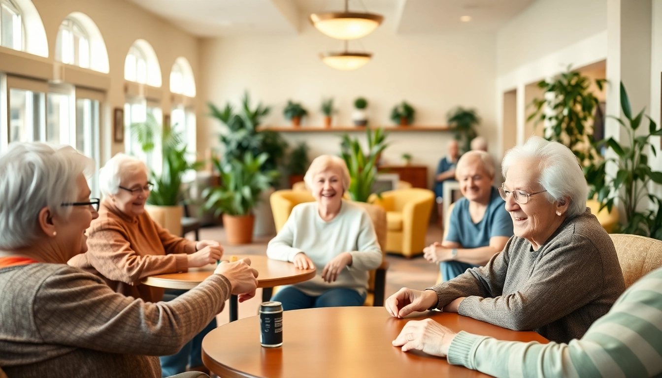 Engaged seniors enjoying activities at the Howard Lieburn Senior Center, promoting community and connection.