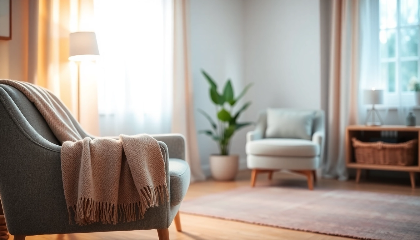 Engaging therapy space dedicated to healing trauma in a calming environment.