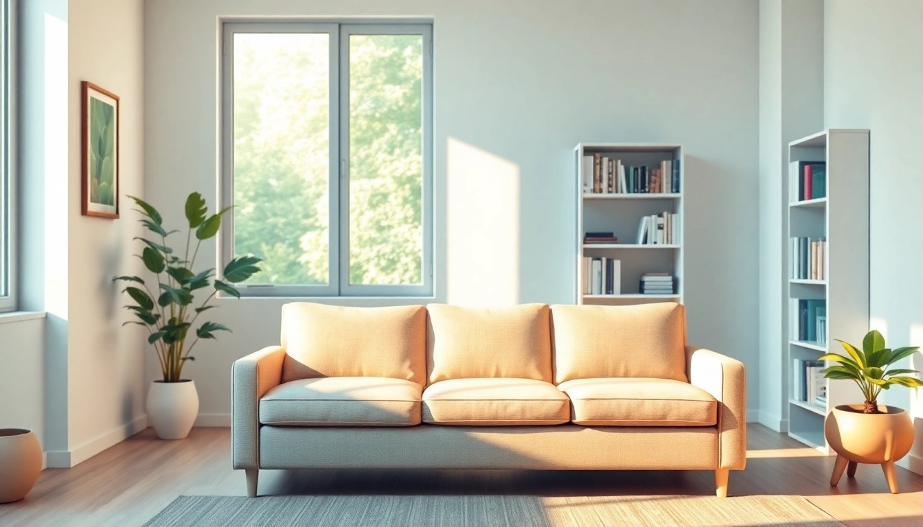 Visualizing a therapy room for understanding depression with calming elements.